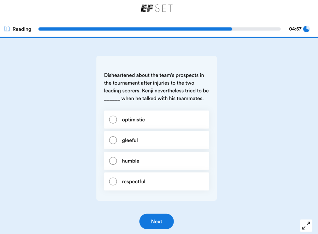 EF English Live Sprachtest