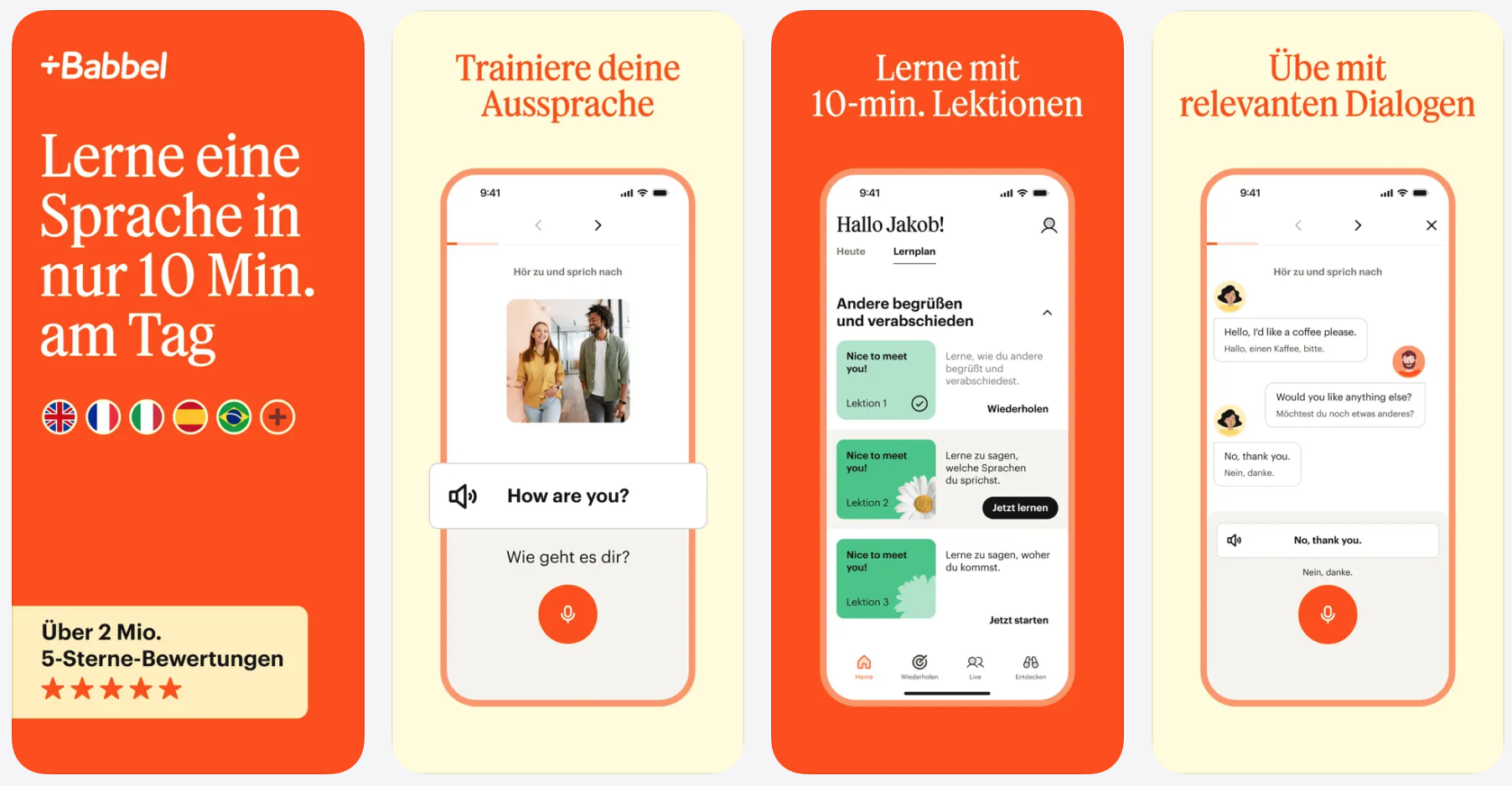 Babbel App Screenshot