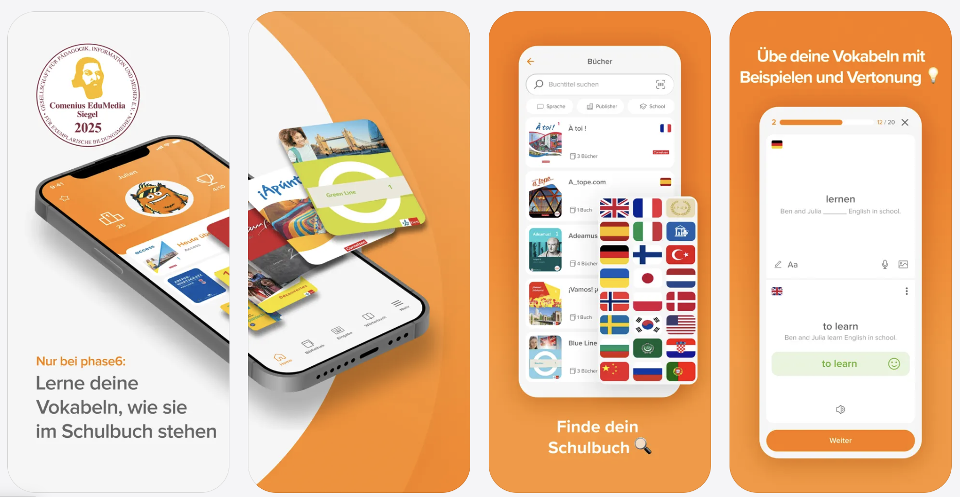 Phase 6 App auf dem Smartphone
