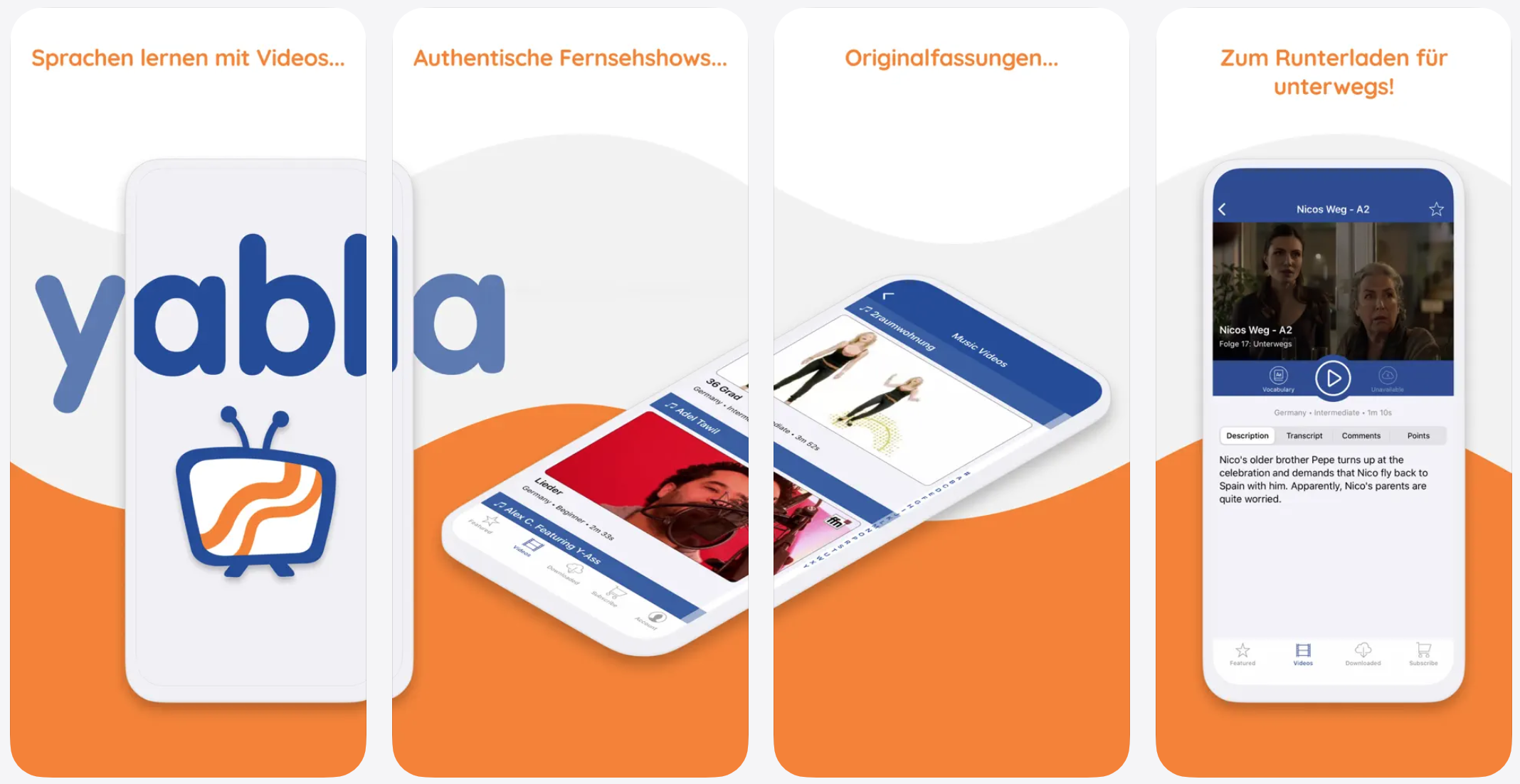 Yabla App Screenshot